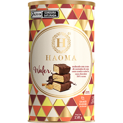Wafer de Castanha de Caju e Canela - Haoma