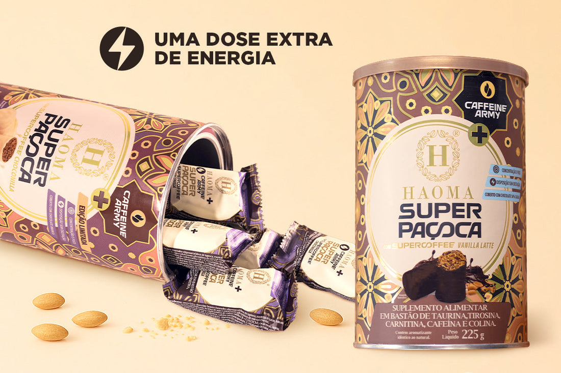 Paçoca com SuperCoffee: energia e sabor para o seu dia