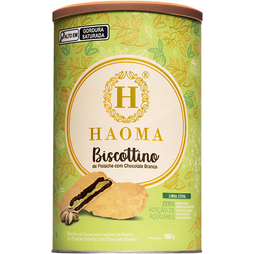 Biscottino Pistache com Chocolate Branco | Linha Stevia