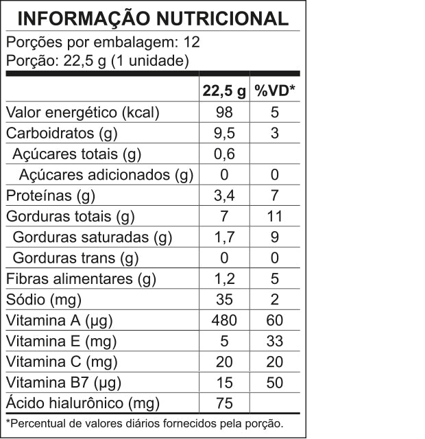 Tabela Nutricional