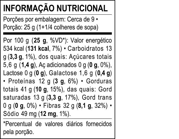 Tabela Nutricional